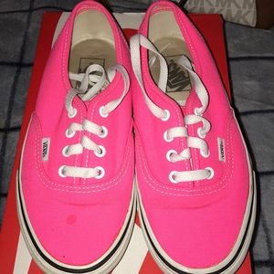 Hot pink vans!!